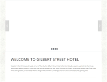 Tablet Screenshot of gilbertsthotel.com.au